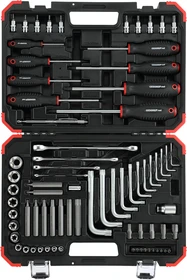 Gedore red R68003075 Handwerkzeugset inkl. Werkzeugbox, 75-tlg.