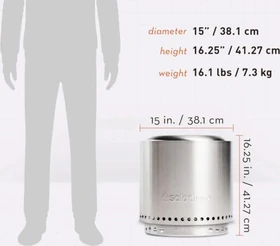 Solo Stove Ranger 2.0 Feuerschale edelstahl