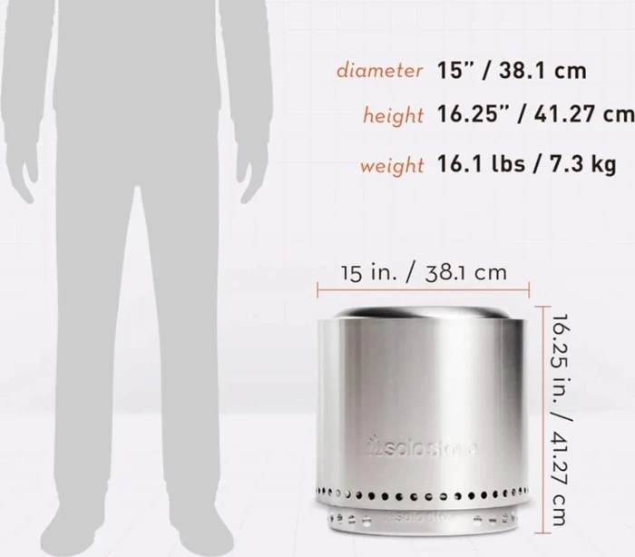Solo Stove Ranger 2.0 Feuerschale edelstahl
