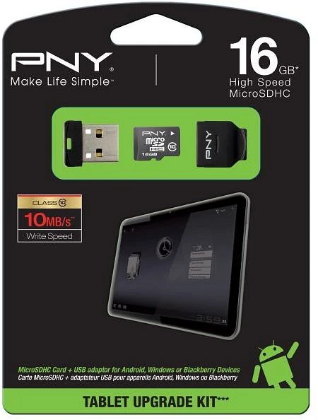PNY Android Upgrade R20 16GB Kit, Class 10