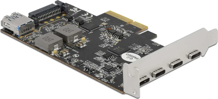 DeLOCK 4x USB-C 3.1, PCIe 3.0 x4