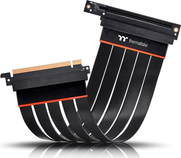 Thermaltake TT Premium PCI-E Extender Riser Card Cable, gewinkelt, PCIe 4.0, 200mm
