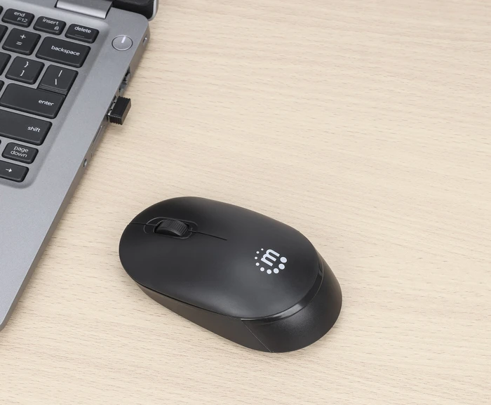 Manhattan Wireless Performance Maus III schwarz, USB