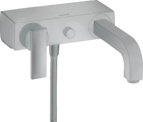 Hansgrohe Citterio Einhebel-Wannenmischer Aufputz mit Hebelgriff brushed chrome