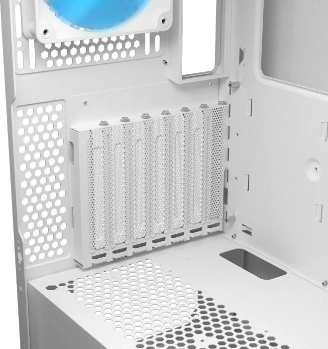 Cougar Airface Flo RGB, weiß, Glasfenster