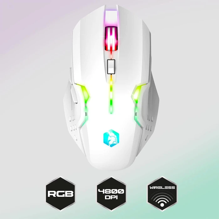 Empire Gaming RF-903 Wireless Mouse weiß, USB