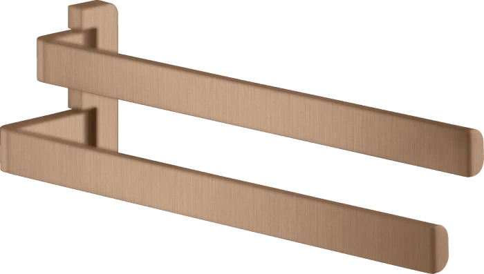 Hansgrohe Axor Universal Softsquare Handtuchhalter zweiarmig brushed red gold