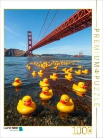Calvendo Sightseeing in USA - Gummienten an der Golden Gate Bridge