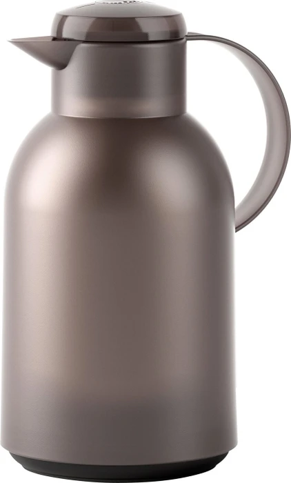 Emsa Samba Isolierkanne quick press 1.5l taupe transluzent