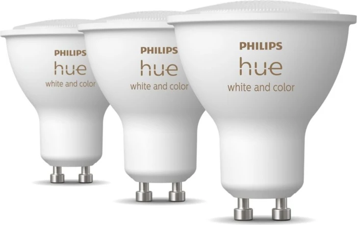 Philips Hue White and Color Ambiance 350 GU10 4.3W, 3 Stück