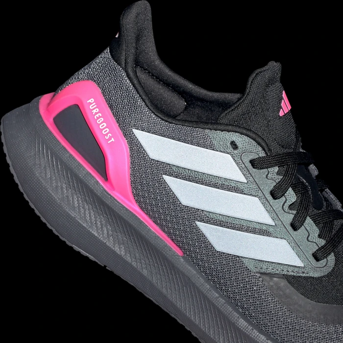 adidas Pureboost 5 grey five/iron metallic/lucid pink (Damen)