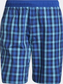 adidas Classic-Length Check Badeshorts team navy/royal blue (Herren)