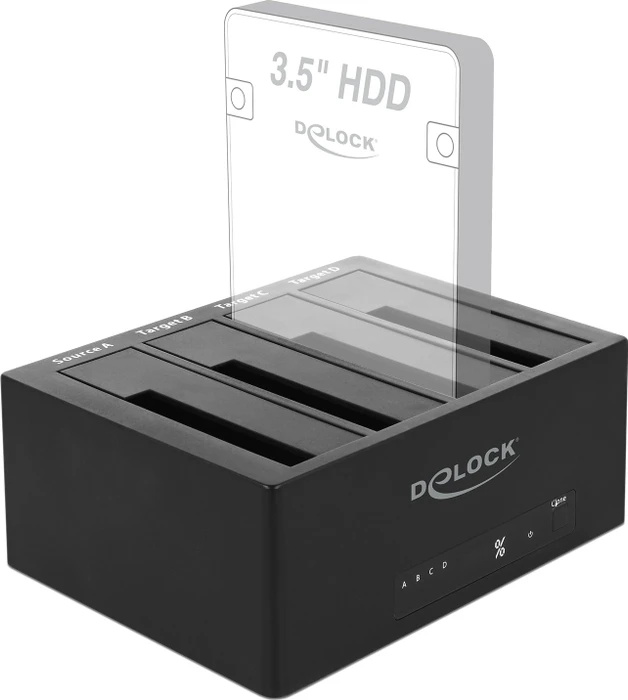 DeLOCK Dockingstation SATA 6Gb/s, USB-B 3.0/eSATA