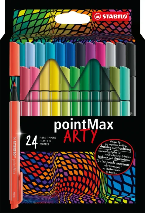 STABILO pointMax ARTY sortiert, 24er-Set, Etui