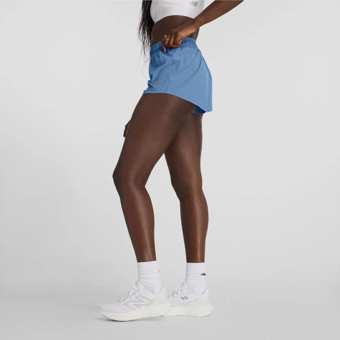 New Balance RC 8cm Laufhose kurz electric sky (Damen)