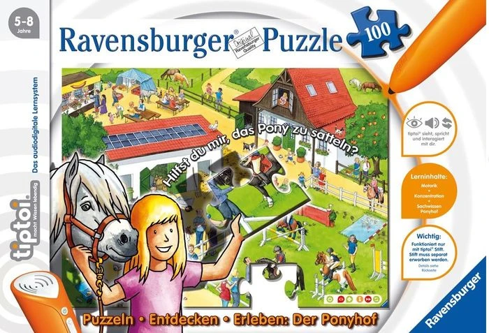 Ravensburger tiptoi Puzzle: Puzzeln, Entdecken, Erleben: Der Ponyhof