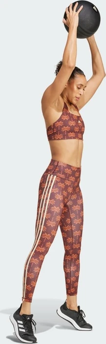 adidas x FARM Rio Hose 7/8 mystery brown/fox red/easy yellow (Damen)