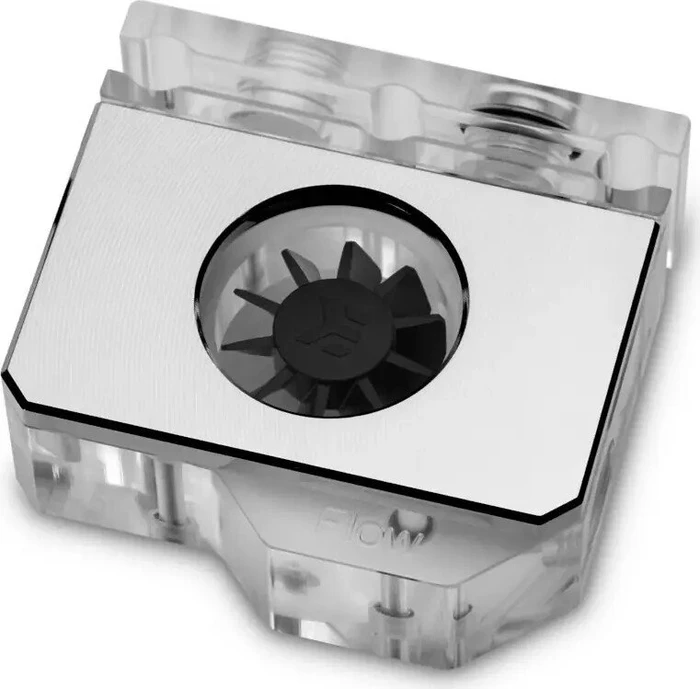EK Water Blocks Quantum Line EK-Quantum Flow Indicator Top-To-Bottom D-RGB, Nickel, Durchflusssensor