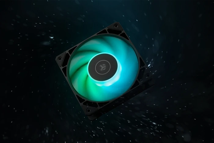 EK Water Blocks EK-Loop Fan FPT 120 D-RGB, Black, 550-2300rpm, LED-Steuerung, 120mm