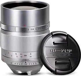 Mitakon Speedmaster 90mm 1.5 für Leica M silber