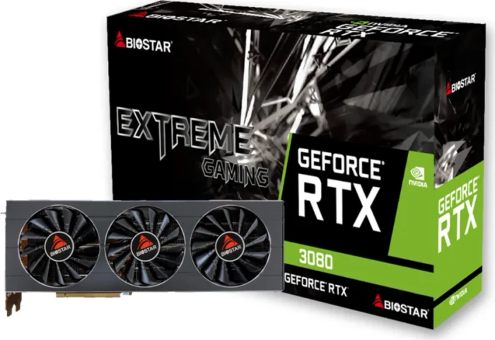 Biostar GeForce RTX 3080 Extreme Gaming, 12GB GDDR6X, HDMI, 3x DP