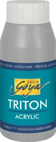 Kreul Solo Goya Triton Acrylic Acrylfarbe, neutralgrau, 750ml