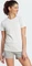 adidas Loungewear Essentials Slim 3 Streifen T-Shirt kurzarm off white/white (Damen) Vorschaubild