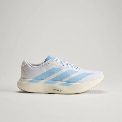 adidas Adizero Evo SL cloud white/clear blue/matte gold (Herren)