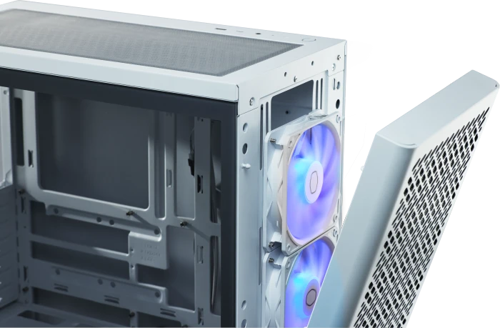 Cooler Master Elite 502 Lite White, Glasfenster