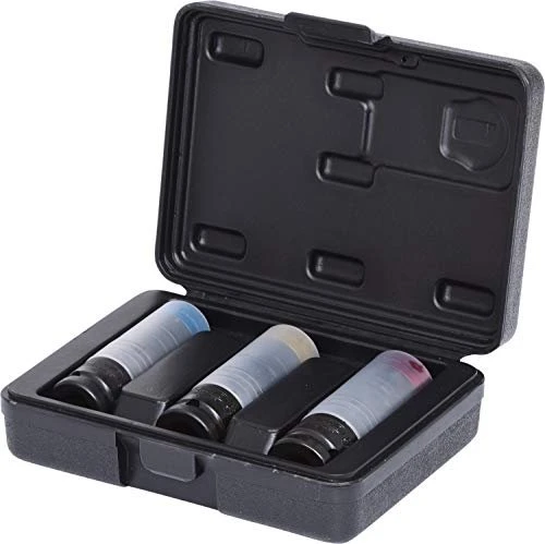 KS Tools Slim Power Impact Steckschlüsselsatz inkl. Werkzeugbox, 3-tlg.