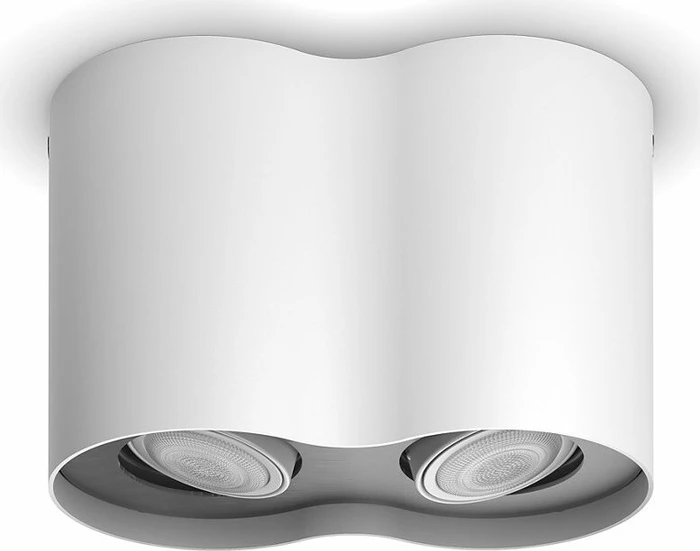 Philips Hue White Ambiance Pillar Spot 2-flammig weiß
