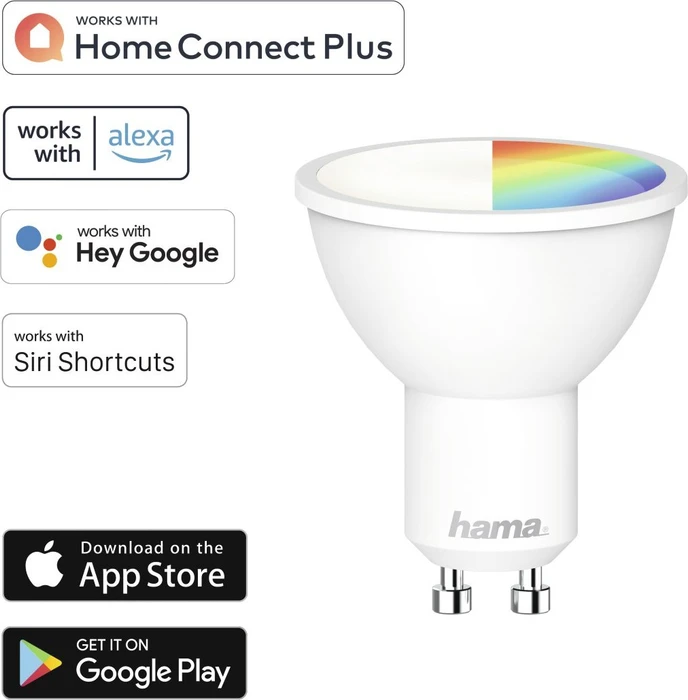 Hama WiFi LED Reflektor 5.5W GU10 RGBW