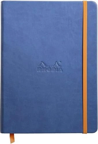 Rhodia Rhodiarama Notizbuch, A5, liniert, Hardcover, saphir, 96 Blatt
