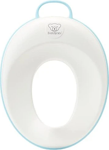 BabyBjörn Kinder-Toilettensitz weiß/türkis