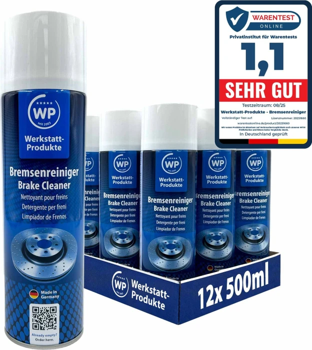 WP Werkstatt-Produkte Bremsenreinigerspray 12x 500ml