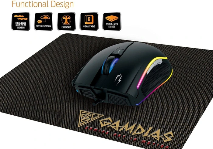 Gamdias Zeus M1 RGB, USB