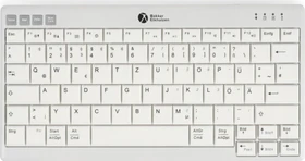 BakkerElkhuizen UltraBoard 950 V2 Wireless, weiß/grau, USB/Bluetooth, DE (BNEU950WV2DE)