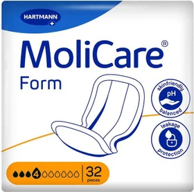 Hartmann MoliCare Form 4 Tropfen Hygieneeinlage, 32 Stück