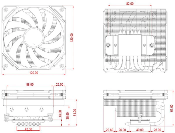 ID-Cooling IS-67-XT Black