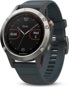 Garmin Fenix 5 silber/blau