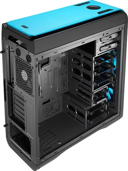 AeroCool DS 200 Blue Edition, schallgedämmt