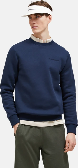 Peak Performance Original Small Logo Crew Sweatshirt blue shadow (Herren)