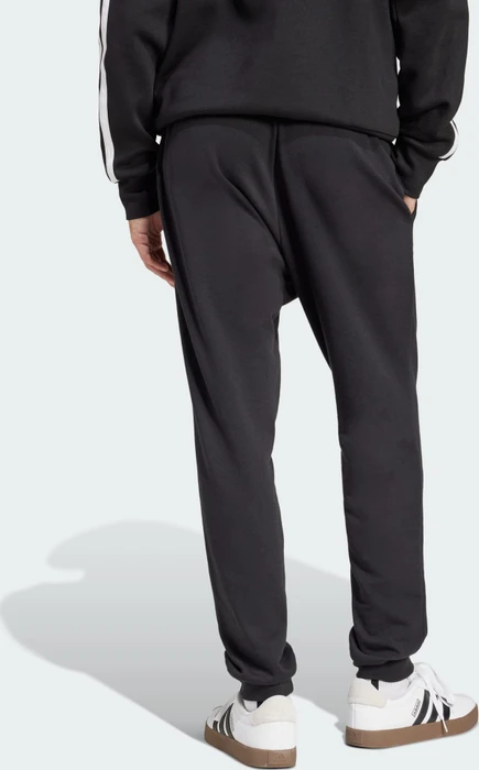 adidas Essentials Feel Cozy French Terry Trainingshose lang schwarz/weiß (Herren)
