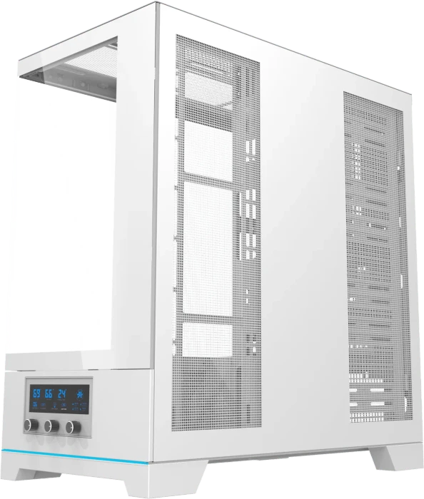 DarkFlash DY451 Pro White, Glasfenster