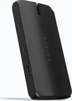 Satechi USB-C On-the-Go Multi-Port Adapter, schwarz, USB-C 3.0 [Buchse]