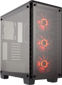 Corsair Crystal Series 460X RGB schwarz, Glasfenster