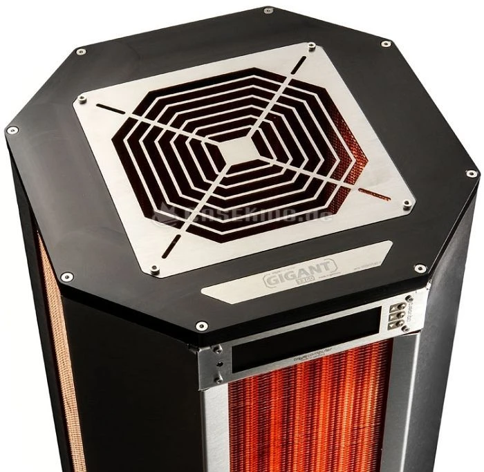 Aqua Computer airplex GIGANT 3360 mit aquaero 6 Pro, Kupfer