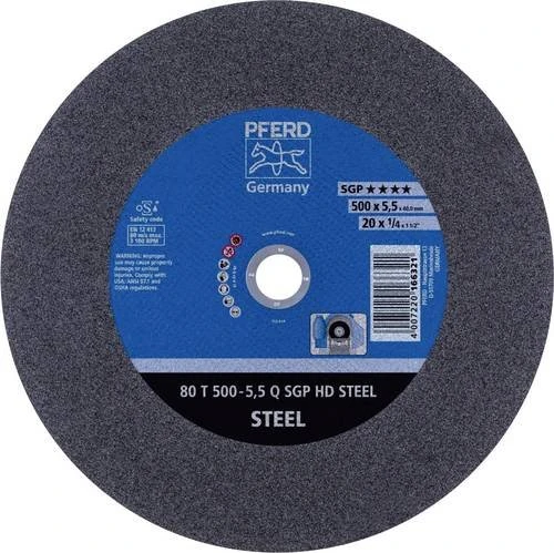 Pferd 80 T 500-5.5 Q SGP HD STEEL/40.0 Trennscheibe, 500x5.5x40mm, 5 Stück