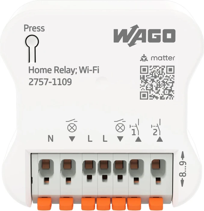 Wago Home Relay 2-fach 2DI/2DO, 6A, Schaltaktor