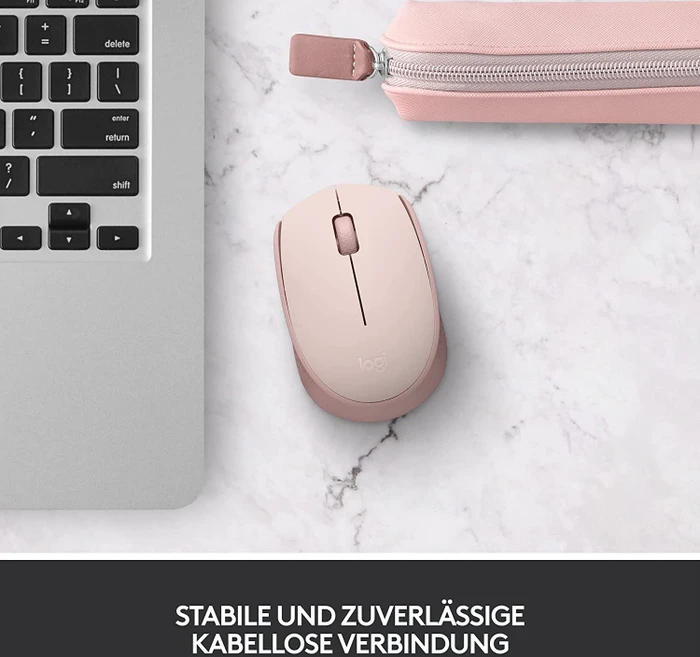 Logitech M171 Wireless Mouse rosa, USB
